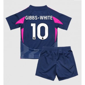 Nottingham Forest Morgan Gibbs-White #10 Dětské Venkovní dres komplet 2024-25 Krátký Rukáv (+ trenýrky)